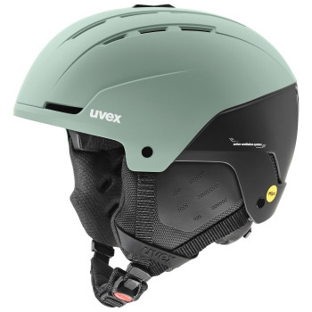 UVEX Stance MIPS lyžiarska helma 51-55, čierna/zelená