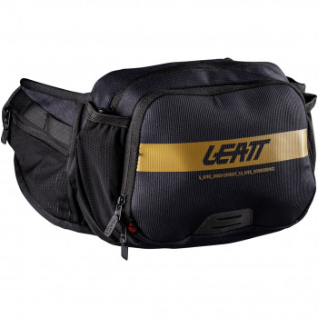 Leatt Hydration Core 1.5 cyklistická bedrová taška s hydratačným systémom, Ghost Black