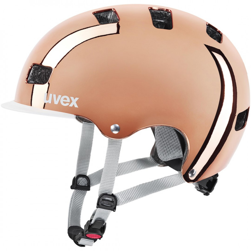 UVEX HLMT 5 Bike Pro cyklistická prilba, hnedá, 55-58