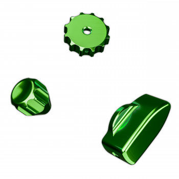 Ascher Racing Knob Kit Pro sada otočných gombíkov, Maniti Green
