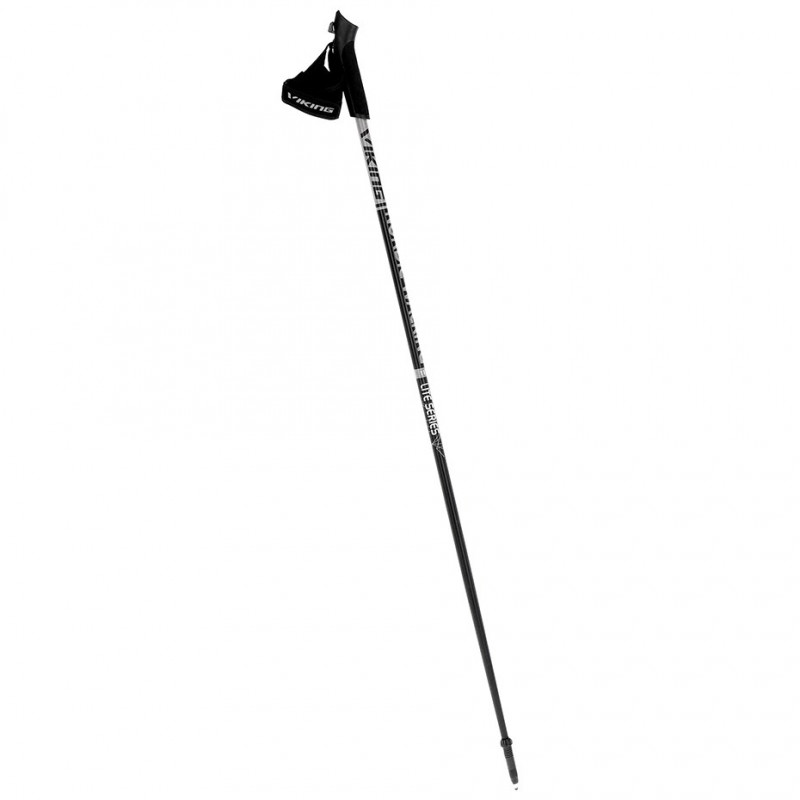 VIKING Lite Pro nordic walking palice 115 cm, strieborná/čierna