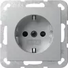 GIRA zásuvka 418326 Schuko SH SRK System 55 F Al