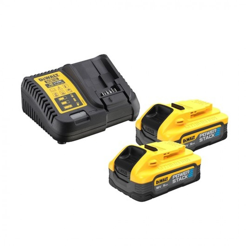 DeWalt DCK2050H2T-QW kombinovaná sada náradia DCD805 + DCF850, 18 V, 2 x 5,0 Ah akumulátor