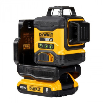 DeWalt DCLE34031D1-QW 3x360° krížový líniový laser, zelený, 40 m, 18 V, 2 Ah akumulátor, kufrík TSTAK