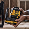 DeWalt DCLE34031D1-QW 3x360° krížový líniový laser, zelený, 40 m, 18 V, 2 Ah akumulátor, kufrík TSTAK