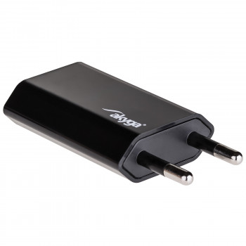 Nástenná nabíjačka Akyga AK-CH-03BK 5W USB-A 5V / 1A čierna
