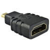 Akyga AK-AD-10 adaptér HDMI konektor samica na Micro-HDMI konektor samec, čierny