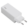 Nástenná nabíjačka Akyga AK-CH-20 100W USB-C USB-A PD GaN 5-20V / 1.5-5A biela
