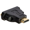 Akyga AK-AD-02 adaptér DVI-I 24+5 konektor samica na HDMI konektor samec, čierny