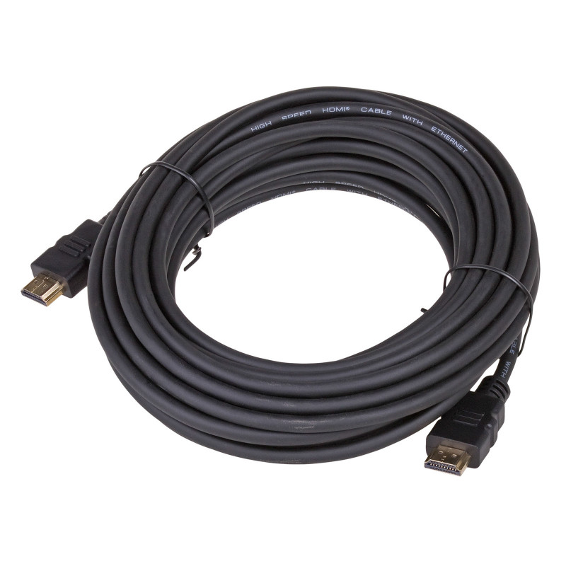 Akyga AK-HD-100A HDMI 1.4 High-Speed kábel s Ethernetom, 10 m, čierny