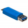 Akyga AK-AD-25 USB-A 3.0 (F) na Micro USB-B 3.0 (M) OTG adaptér, modrá