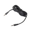 Akyga AK-AV-12 audio kábel 3,5 mm jack konektor samec na konektor samec, 1,8 m, čierna