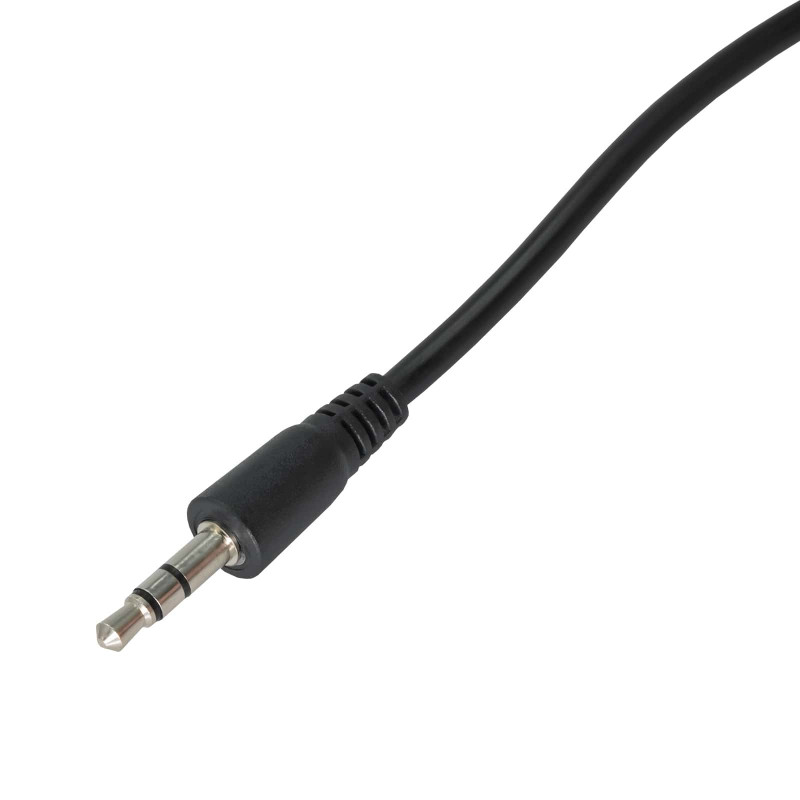 Akyga AK-AV-12 audio kábel 3,5 mm jack konektor samec na konektor samec, 1,8 m, čierny