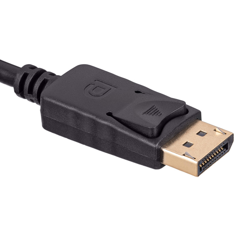 Akyga AK-AV-15 DisplayPort (konektor samec) na Mini DisplayPort (konektor samec) kábel, 1,8 m, čierny