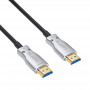 Akyga AK-HD-400L HDMI 2.1 aktívny optický kábel (AOC), 48 Gbps, 8K@60Hz, 4K@120Hz, 40 m, čierna