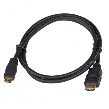 Akyga AK-HD-10M HDMI na Mini HDMI kábel v1.4, High Speed s Ethernetom, 1 m, čierna