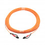 Akyga AK-FC-02 FC na FC simplex optický patch kábel, 30 m, oranžová