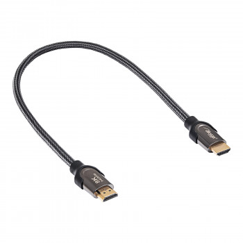 Akyga AK-HD-05S HDMI 2.1 tienený kábel, 48 Gbps, 8K@60Hz, 4K@120Hz, 0,5 m, čierny