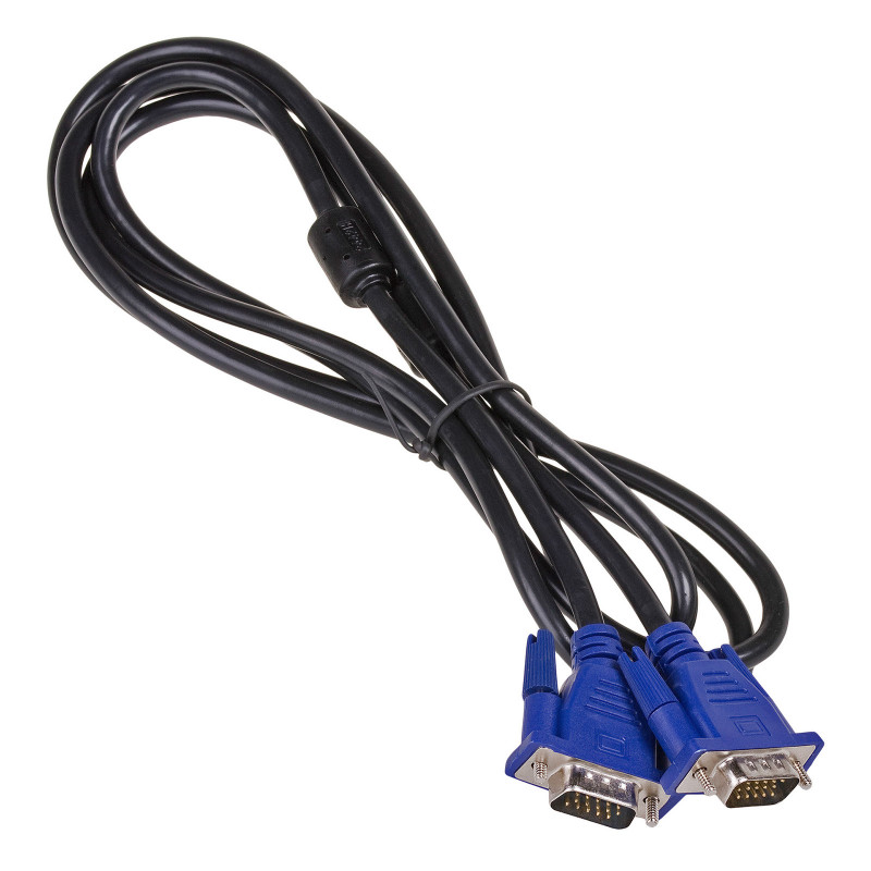 Akyga AK-AV-14 VGA (M) na VGA (M) kábel, D-Sub 15-pinový, 5 m, čierna