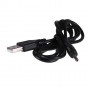 Akyga AK-DC-03 napájací kábel USB-A konektor samec na DC 3,5 x 1,35 mm konektor samec, 0,8 m, čierny