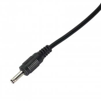 Akyga AK-DC-03 napájací kábel USB-A konektor samec na DC 3,5 x 1,35 mm konektor samec, 0,8 m, čierny