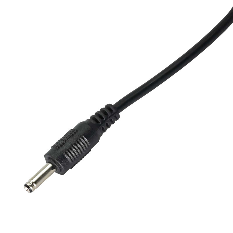 Akyga AK-DC-03 napájací kábel USB-A konektor samec na DC 3,5 x 1,35 mm konektor samec, 0,8 m, čierny