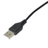 Akyga AK-DC-03 napájací kábel USB-A konektor samec na DC 3,5 x 1,35 mm konektor samec, 0,8 m, čierny