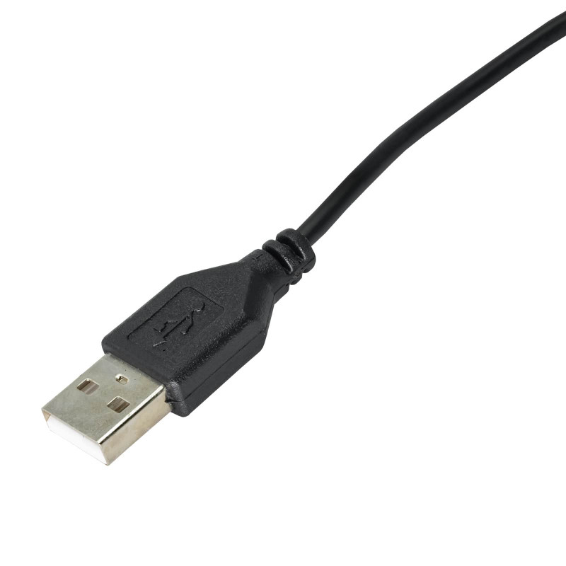 Akyga AK-DC-03 napájací kábel USB-A konektor samec na DC 3,5 x 1,35 mm konektor samec, 0,8 m, čierny