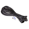 Akyga AK-PC-11A predlžovací napájací kábel IEC C14 na IEC C13, CCA 3x0,5 mm², 5 m, čierna