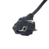 Akyga AK-NB-08A napájací kábel pre notebook CEE 7/7 na IEC C5, CCA 3x0,5 mm², 1 m, čierny