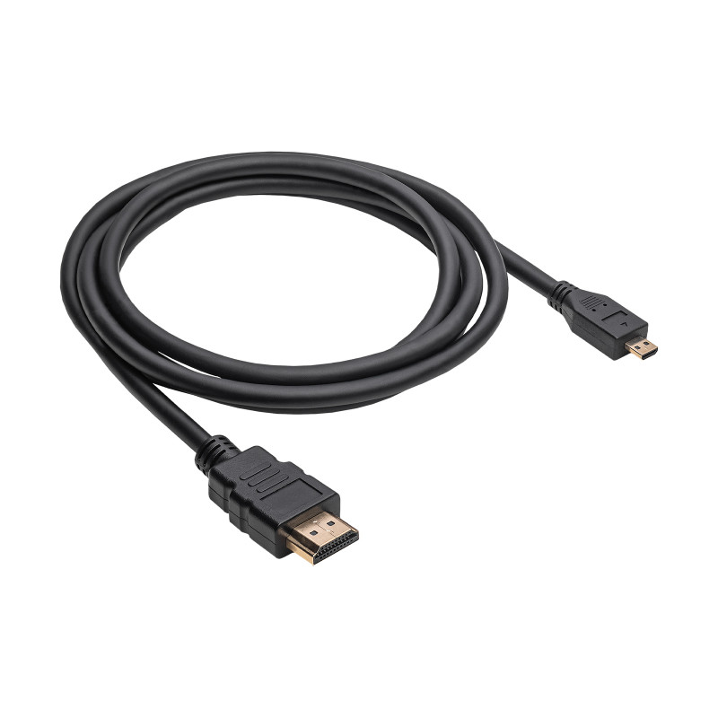 Akyga AK-HD-15R HDMI na Micro HDMI kábel v1.4, 1,5 m, čierna