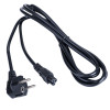 Akyga AK-NB-10A napájací kábel CEE 7/7 na IEC C5, CCA 3x0,5 mm², 3 m, čierny