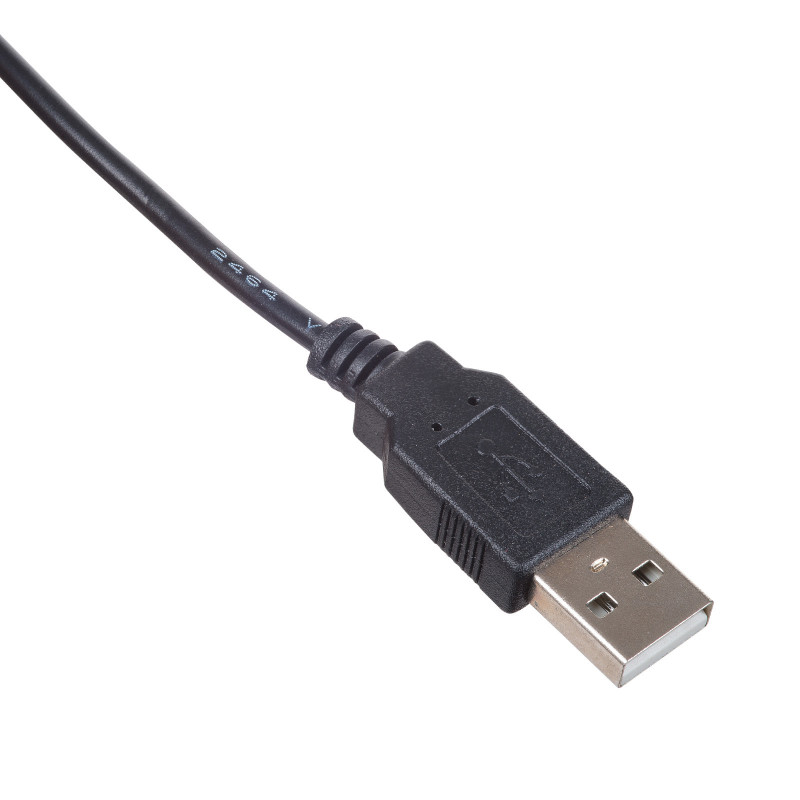 Akyga AK-DC-04 napájací kábel USB-A konektor samec na DC 5,5 x 2,5 mm konektor samec, 0,8 m, čierny
