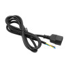 Akyga AK-OT-08C IEC C14 napájací kábel s otvoreným koncom, 3x 1 mm² meď, 1 m, čierny