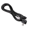 Akyga AK-NB-10C napájací kábel pre notebook CEE 7/7 na IEC C5, 3x 0,75 mm² meď, 3 m, čierny