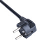 Akyga AK-NB-10C napájací kábel pre notebook CEE 7/7 na IEC C5, 3x 0,75 mm² meď, 3 m, čierny