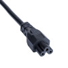 Akyga AK-NB-10C napájací kábel pre notebook CEE 7/7 na IEC C5, 3x 0,75 mm² meď, 3 m, čierny