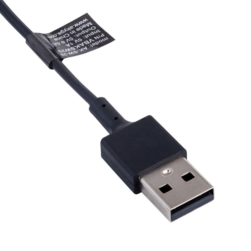 Akyga AK-SW-29 nabíjací kábel pre Fitbit Charge 3 / 4, USB-A, 1 m