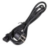 Akyga AK-PC-01A napájací kábel CEE 7/7 (Schuko) na IEC C13, CCA 3 x 0,5 mm², 1,5 m, čierny