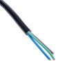 Akyga AK-OT-01P napájací kábel s otvoreným koncom CEE 7/7 (Schuko), meď 3 x 1 mm², 1,5 m, čierna