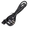 Akyga AK-PC-06C napájací kábel CEE 7/7 (Schuko) na IEC C13, meď 3 x 1 mm², 3 m, čierny