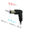Akyga AK-ND-03 napájací zdroj pre notebook 18,5 V / 3,5 A, 65 W, 7,4 x 5,0 mm + pin, 1,2 m, pre HP