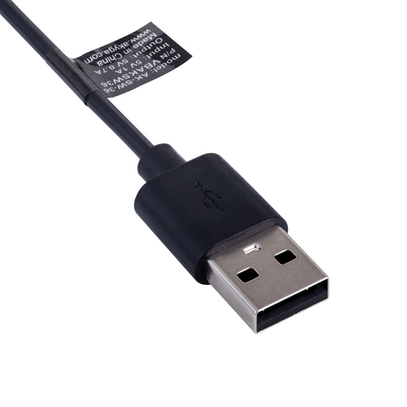 Akyga AK-SW-36 nabíjací kábel pre Xiaomi Mi Watch Lite / Redmi Watch, USB-A, 1 m