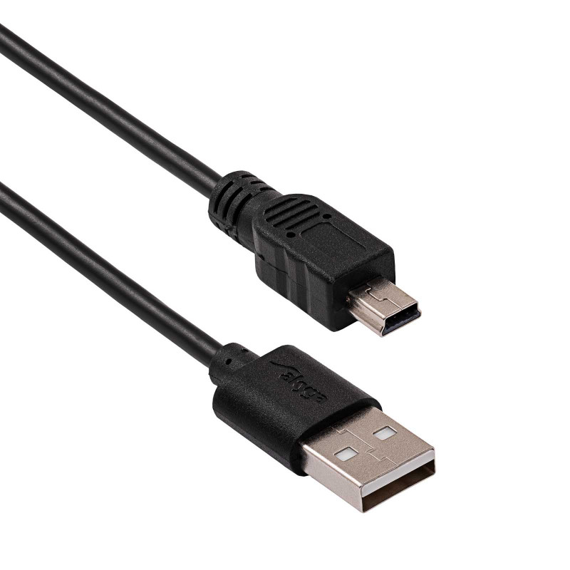 Akyga AK-USB-03 USB 2.0 kábel USB-A (M) na Mini-USB-B 5-pin (M), 1,8 m, čierny