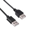 Akyga AK-USB-07 USB 2.0 predlžovací kábel USB-A konektor samec na konektor samica, 1,8 m, čierny