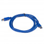 Akyga AK-USB-09 USB 3.0 tlačiarňový kábel USB-A (M) na USB-B (M), 1,8 m, čierny