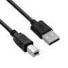Akyga AK-USB-12 USB 2.0 tlačiarňový kábel USB-A (M) na USB-B (M), 3 m, čierny