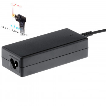 Akyga AK-ND-09 napájací zdroj pre notebook 18,5 V, 65 W, 4,8 x 1,7 mm, 1,2 m, pre HP