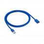 Akyga AK-USB-10 USB 3.0 predlžovací kábel USB-A konektor samec na konektor samica, 1,8 m, čierny