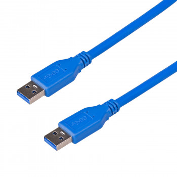 Akyga AK-USB-14 USB 3.0 kábel USB-A (M) na USB-A (M), 1,8 m, modrý
